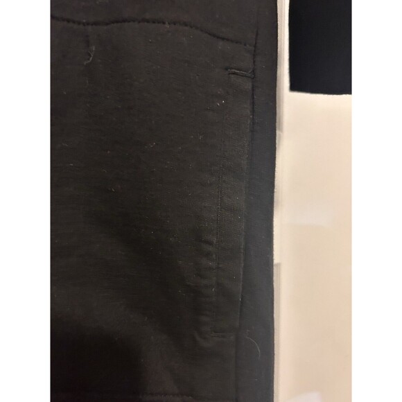 J. Jill Women's Size small Stitched Jersey Knit Sweatshirt Dress Black - Picture 3 of 6